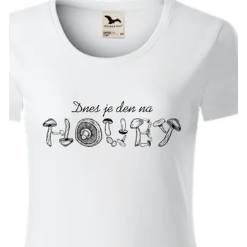 Dámské tričko Organická trička Houbaři | Bio tričko Den na houby