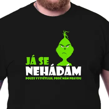 Pánské tričko Tričko Vtipná | Tričko Grinch má pravdu