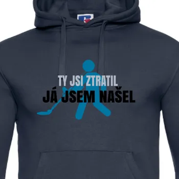 Pánská mikina Mikina Hobby | Mikina pro hledače Já jsem našel