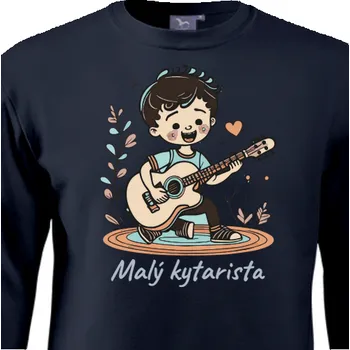 Pánská mikina Mikina Pro sourozence | Mikina pro malého kytaristu