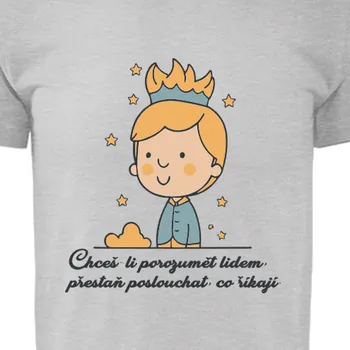 Pánské tričko Tričko Motivační | Triko s malým princem