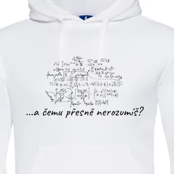 Pánská mikina Mikina Vtipná | Matematická mikina Nerozumíš?