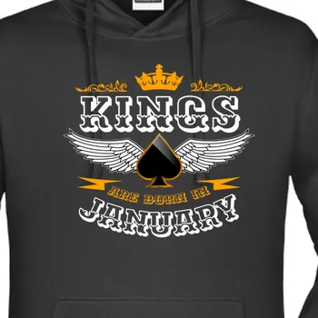 Pánská mikina Mikina K narozeninám | Mikina k narozeninám Kings January