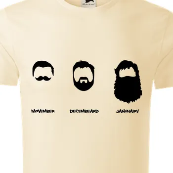 Pánské tričko Organická trička Movember | Pánské organické tričko Movember