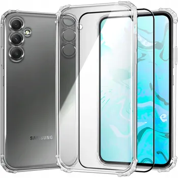Pouzdro na mobilní telefon Zadní Kryt Hello Case pro Samsung Galaxy A34 5G bezbarvý