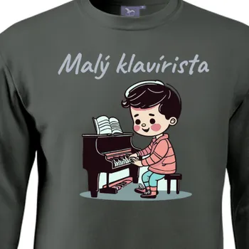 Dámská mikina Mikina Pro sourozence | Mikina pro malého klavíristu