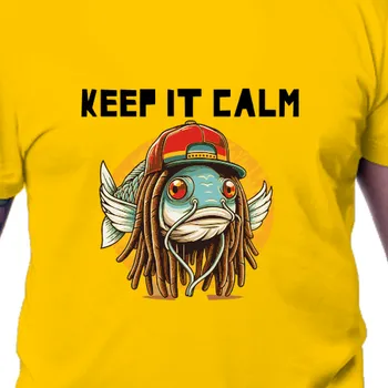 Tričko Vtipná | Trik pro rybáře Keep it calm