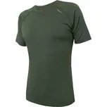 JITEX triko s krátkým rukávem IBRIT vlněné ZELENÉ