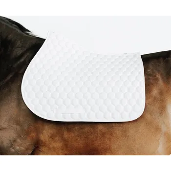 FOUGANZA Podsedlová dečka pro koně a poníky na závody 500 FS BÍLÁ