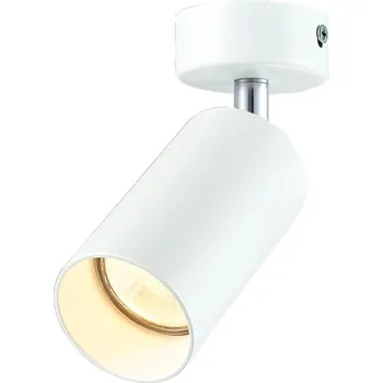 Bodové svítidlo Tracon SPGU10MA1W Stropní nastavitelné bodové svítidlo, bílé 100-240VAC, 50Hz, 1xGU10, max.35W (Tracon SPGU10MA1W)