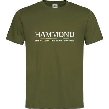 Pánské tričko Tričko Hammond | Text Druh: Pánské, Barva: Khaki, Velikost: XL