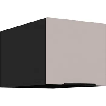 Kuchyňská skříňka Horní skříňka 40 NAGU-36 1F Arona černá matná / kašmír