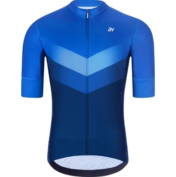 cyklistický dres HOLOKOLO Cyklistický dres s krátkým rukávem - ARROW II - modrá 6XL