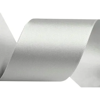 Stuha Atlasová stuha svazky po 5 m šíře 40 mm Varianta: 59 šedá, Balení: 5 m