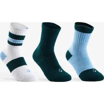 DECATHLON Dětské vysoké tenisové ponožky RS500 3 páry 35/38