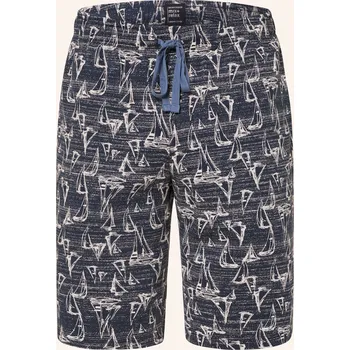 Pánské pyžamo Schiesser Pánské Pyžamové Šortky Mix+Relax, tmavě modrá /...