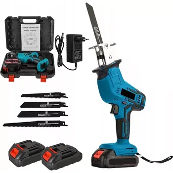 Ruční pilka Výkonná přímočará aku pilka HAYAMI HA-1015 + 2x baterie 48 V + příslušenství + kufřík