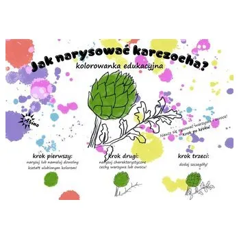 Set školních potřeb Jak narysować karczocha?