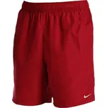 NIKE Pánské plavecké kraťasy Nike 7 Volley 2XL ČERVENÁ
