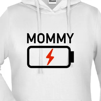 Dámská mikina Mikina Pro maminky | Mikina pro maminky Mommy low battery