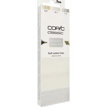 Lihové fixy COPIC Classic oboustranné Fine & Chisel 3ks, Soft Cotton Tints