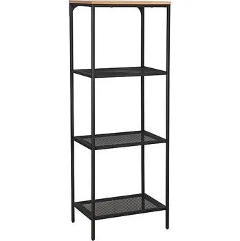 regál Regál Lex A 50 cm dub přírodní/černý