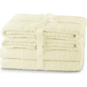 Ručník Sada ručníků AmeliaHome Amary ecru, velikost 2*70x140+4*50x100