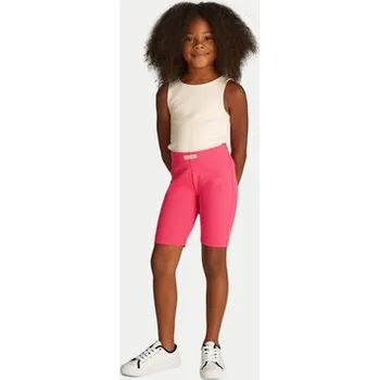 Dámské kraťasy Calvin Klein Jeans Cyklistické šortky IG0IG02885 Růžová Slim Fit 14Y