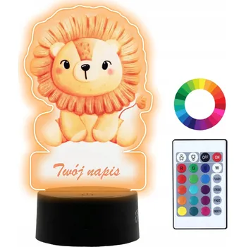 Lampička Plexido vícebarevná Noční lampa