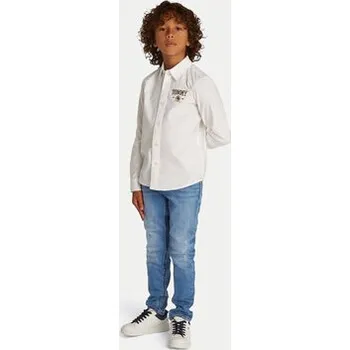 Pánské džíny Tommy Hilfiger Jeansy Scanton KB0KB09566 Modrá Slim Fit 16Y