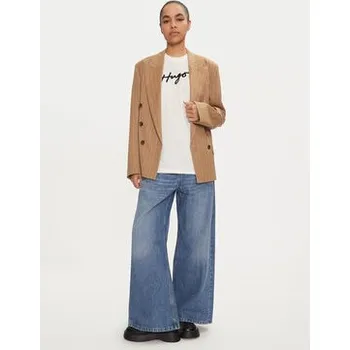 HUGO T-Shirt 50528585 Bílá Regular Fit L