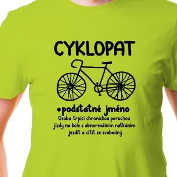 Pánské tričko Tričko Vtipná | Vtipné tričko pro cyklisty