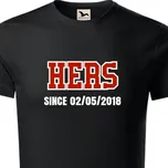 Organická trička Pro páry | Bio párové triko Hers since