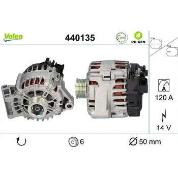 Autoelektrika generátor VALEO 440135