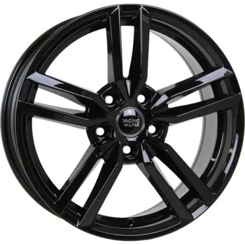 Alu kolo Alu kola Racing Line Y0136, 17x7.5 5x114.3 ET40, černá lesklá
