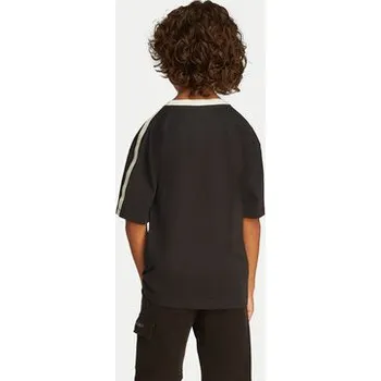 Pánské tričko Calvin Klein Jeans T-Shirt Embro Tape IB0IB02457 Černá Regular Fit 8Y