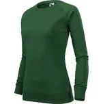 MALFINI® Dámská melírovaná mikina Merger 416 lahvově zelený melír 2XL + Množstevní slevy