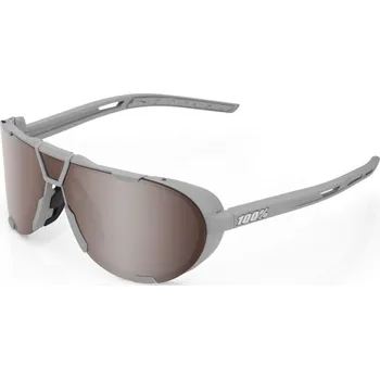 cyklistické brýle Brýle 100% WESTCRAFT - Soft Tact Cool Grey - HiPER Crimson Silver Mirror Lens
