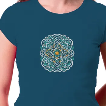 Tričko Motivační | Triko s mandalou na jógu