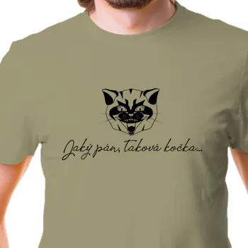 Pánské tričko Tričko Kočky | Tričko Jaký pán taková kočka