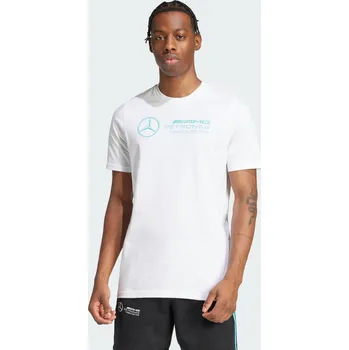 Pánská móda ADIDAS Tričko Mercedes - AMG Petronas Formula One Team DNA Graphic XS BÍLÁ|MODRÁ