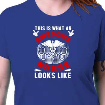 Dámské tričko Tričko Zdravotní sestry | Tričko Awesome Nurse