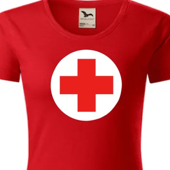 Dámské tričko Organická trička Zdravotní sestry | Dámské záchranářské organické tričko