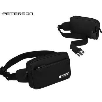 Ledvinka Stylová černá pánská ledvinka PTN