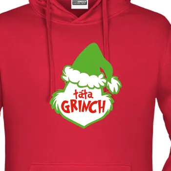 Pánská mikina Mikina Vánoce | Mikina Táta Grinch