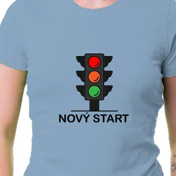 Dámské tričko Tričko Auta a motorky | Dámské triko se semaforem