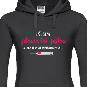 Dámská mikina Mikina Zdravotní sestry | Mikina Zdravotní sestra