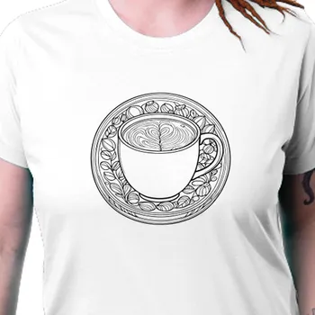 Dámské tričko Tričko Motivační | Tričko Relaxační omalovánka