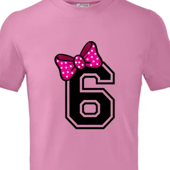 Pánské tričko Tričko K narozeninám | Tričko Minnie 6 let