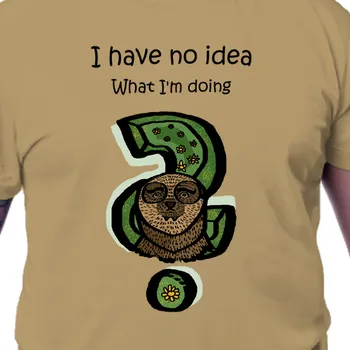 Pánské tričko Tričko Vtipná | Pánské tričko s lenochodem